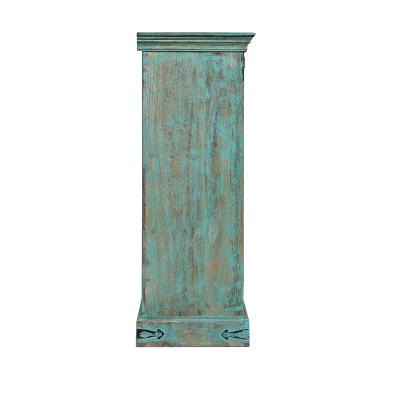 Ranch Style Antique Door Upcycled Storage Cabinet