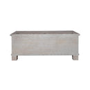 Farmhouse Style Hand Carved Blanket Chest