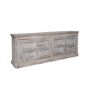 Extra Large 4 Door Solid Wood Dining Room Buffet Rustic Storage Cabinet