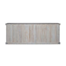 Extra Large 4 Door Solid Wood Dining Room Buffet Rustic Storage Cabinet