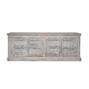 Extra Large 4 Door Solid Wood Dining Room Buffet Rustic Storage Cabinet