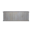 1900s Antique Door Repurposed 105" Long Sideboard Credenza