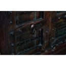 Ranch Style Rustic 108" Long Solid Wood Sideboard Credenza