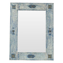 Antique Gold Finish Solid Wood 23" x 31"  Vanity Mirror