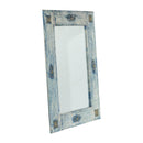 Antique Gold Finish Solid Wood 23" x 31"  Vanity Mirror