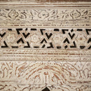 Moorish Hand Carved Arch 51" Wide Low Bookcase