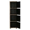 Farmhouse Style Solid Wood 79" Tall Linen Closet