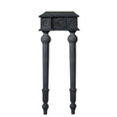 Elegant Victorian Style Hand Carved 12" Deep Solid Wood Console