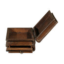Eclectic Handmade Vintage Faux Book Shaped Box With Hidden Drawer