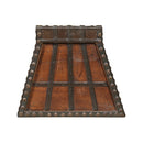 Ox Cart Style 12" Tall Display Table With Iron Accent