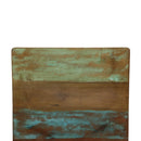 Reclaimed Wood Distressed Finished Indoor/ Outdoor Stool With Cabrioie Legs - Set of 2