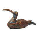 Hand Painted Wooden Bird Decor
