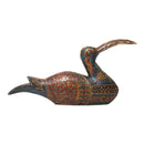 Hand Painted Wooden Bird Decor
