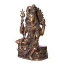 Handmade Antiqued Brass "Shiva" Statue