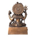 Handmade Antiqued Brass "Shiva" Statue
