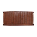 Ranch Style Antique Teak Wood Doors 89" Long Buffet