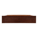 Ranch Style Antique Teak Wood Doors 89" Long Buffet