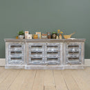 Farmhouse Style 109 Inches Extra Large Dining Room Sideboard Cabinet