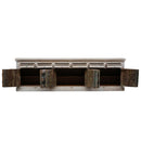 1800s Antique Door 131 Inches Extra Long Solid Wood Sideboard