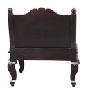 Royal Carved Lion Head Teak Wood Single Seater Sofa Chair