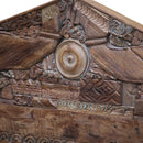 Antique Salvaged Carvings Repurposed Rustic Wooden Bench