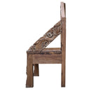 Antique Salvaged Carvings Repurposed Rustic Wooden Bench