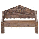 Antique Salvaged Carvings Repurposed Rustic Wooden Bench