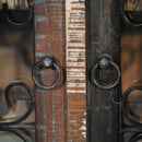 Farmhouse Style Reclaimed Wood Tall Wine Cabinet