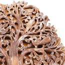 Eclectic Hand Carved Lattice Tree Of Life Wall Hanging