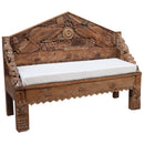 Antique Salvaged Carvings Repurposed Rustic Wooden Bench