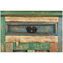 Farmhouse Style Reclaimed Wood Colored Patina Nightstand