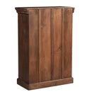 Antique Arched Teak Wood 2 Door Storage Cabinet