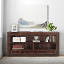 Farmhouse Style Antique Carved Frame Solid Wood Large Hall Table With Drawers