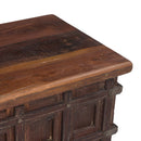 Antique Teak Wood Hope Chest Blanket Box