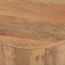 Reclaimed Wood Farmhouse 20" Round Drum End Table
