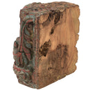 Antique Carved Column Base Rustic Riser Candle Holder
