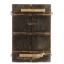 Retro Style Vintage Wooden Hand Painted Shutter Wall Hanging