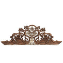 Mid 1900s Carved Door Lintel Wall Hanging