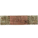 Antique Carved Rustic Lintel 48" Long Narrow Wall Hanging