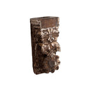 Antique Carved Wooden Corbel Repurposed Farmhouse Wall Candle Sconce