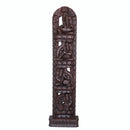 Hand Carved Solid Wood Ganesha 71" Tall Sculpture