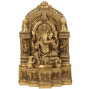 Ornate Indian Traditional Brass Ganesha Statue