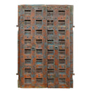 Early 1900s Antique Teak Wood 44 in. x 71 in. Indian Door