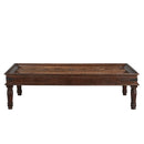 Ranch Style Antique Wooden Lattice Door Upcycled Unique Coffee Table