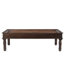 Ranch Style Antique Wooden Lattice Door Upcycled Unique Coffee Table