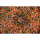 Farmhouse Style 21 in. Round Hand Painted Vintage Tray