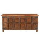 Antique Teak Wood 62 in. Long Hope Chest Sofa Table With Storage