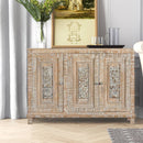 Farmhouse Style Reaclaimed Wood 10in. Narrow Entryway Cabinet