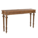 Elegant Victorian Style Hand Carved 12" Deep Solid Wood Console