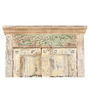 Farmhouse Style Antique Door Repurposed 82 in. Tall Solid Wood Armoire